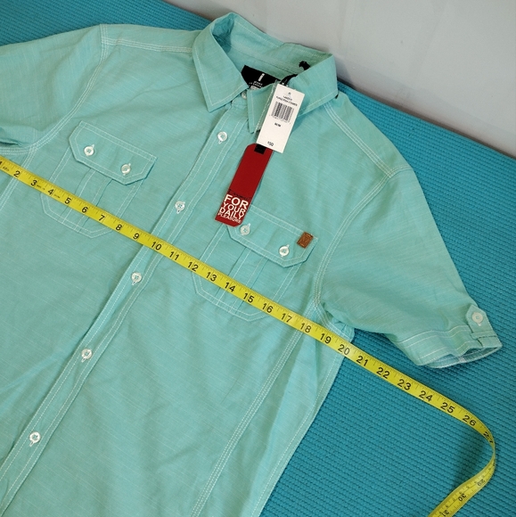 i Jeans by Buffalo Macarthy Men’s Shirt Button Up Short Sleeve Size M - Picture 5 of 6